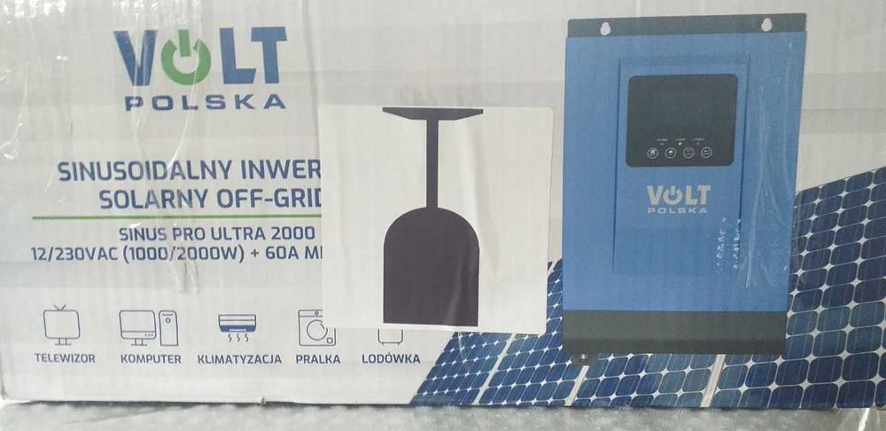 інвертор Volt Polska Sinus pro ultra 2000 + 2 батареї LifePo4 200ah (5 120 WH)