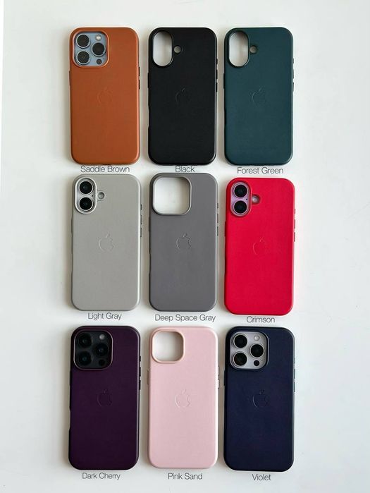 Шкіряний чохол leather case чехол iPhone 17 Pro Max | айфон про макс