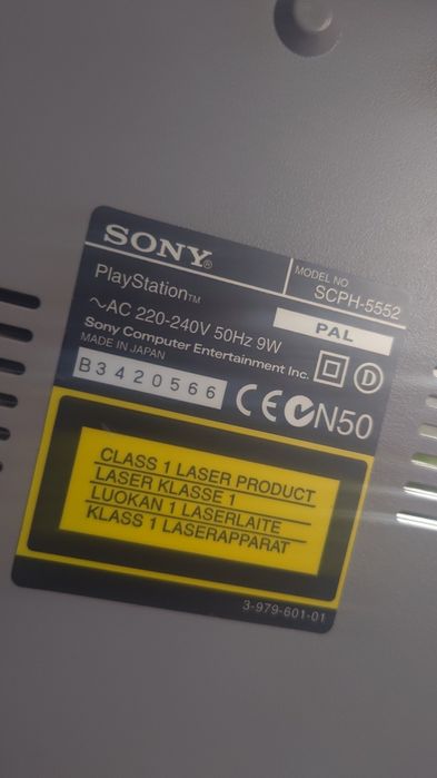 Konsola Sony PlayStation 1 One PSX FAT SCPH-5552