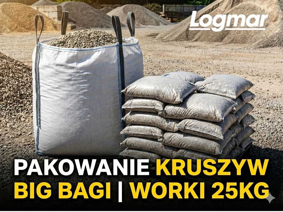 Żwir płukany kamień drenażowy ozdobny dekoracyjny otoczak worki