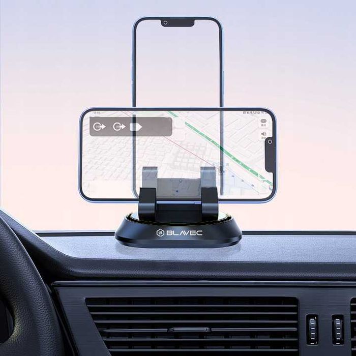Uchwyt samochodowy na deskę / kokpit obracany do Telefonu Smartfona