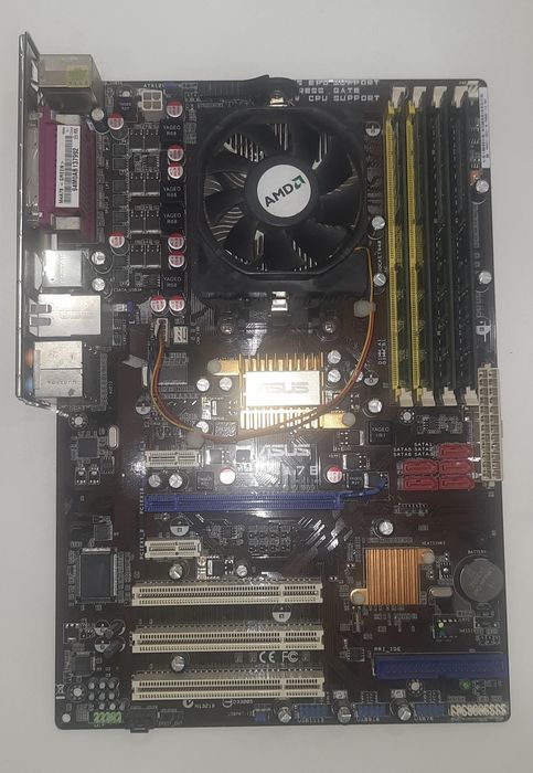 Полностью рабочий комплект ASUS m4a78 с процессором  II х4 630 и 8 ГБ