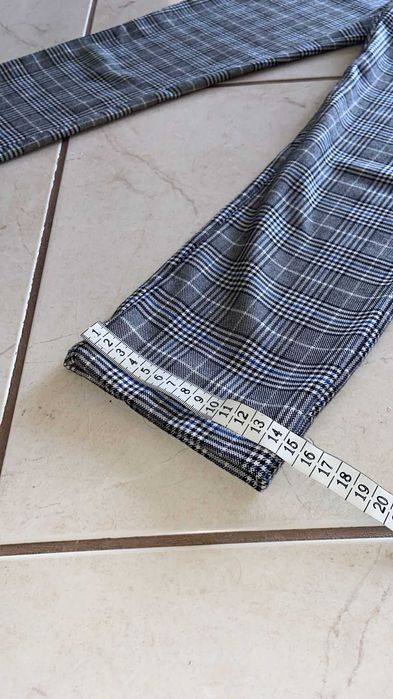 Zara Basic Plaid Trousers