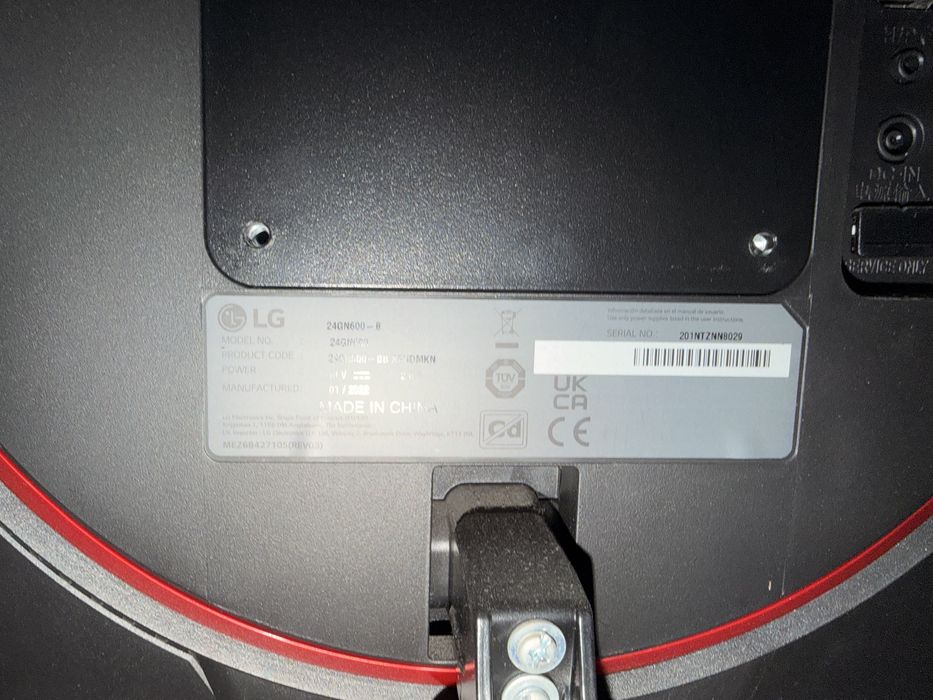 Monitor asus gamer 24 polegadas 1ms 144hz, COMO NOVO!