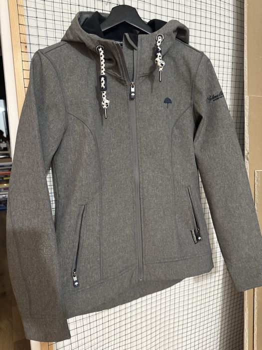 Kurtka przejściowa Schmuddelwedda szary melanż r. S, nowa
