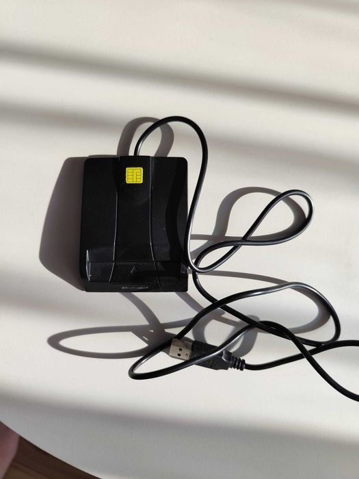 Smart card reader, czytnik kart chipowych Qoltec