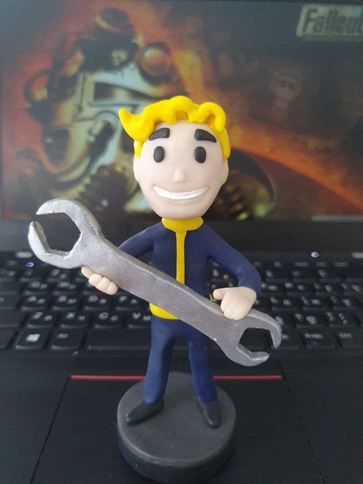 Фігурка Vault Boy, Fallout. (Ручна робота, полімерна глина)