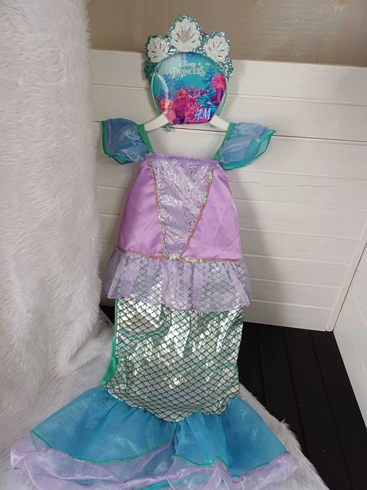 плаття сукня наряд принцеса русалка русалонька Аріель русалочка 4-5 р.