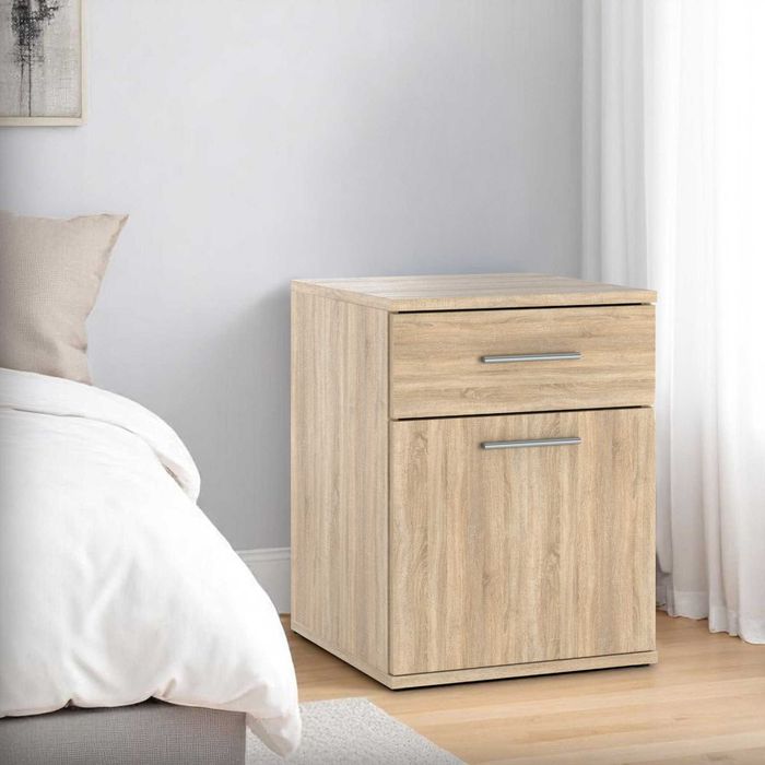 Szafka Nocna Z Szufladą 40cm Wysoki Stolik Nocny Olga Do Sypialni Duży