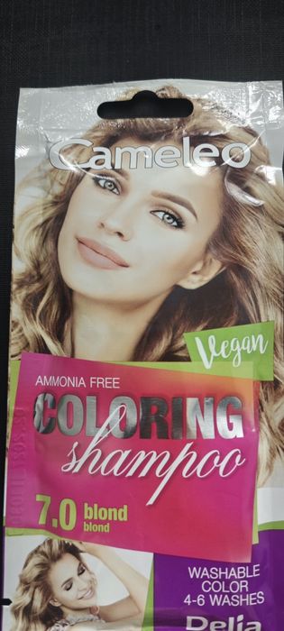 Szampon koloryzujący Blond 7.0 Delia Cameleo