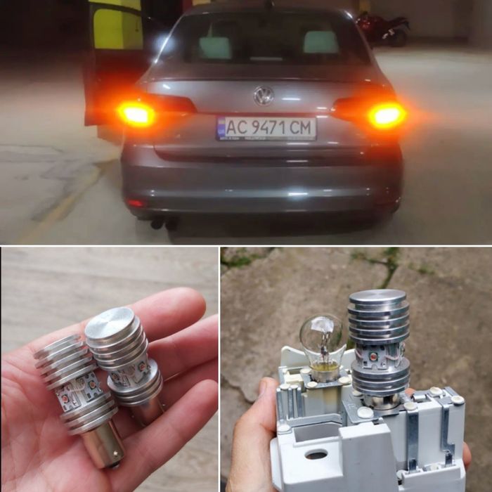 Жовті повороти до американських авто. Гарантія! P21W, W21W