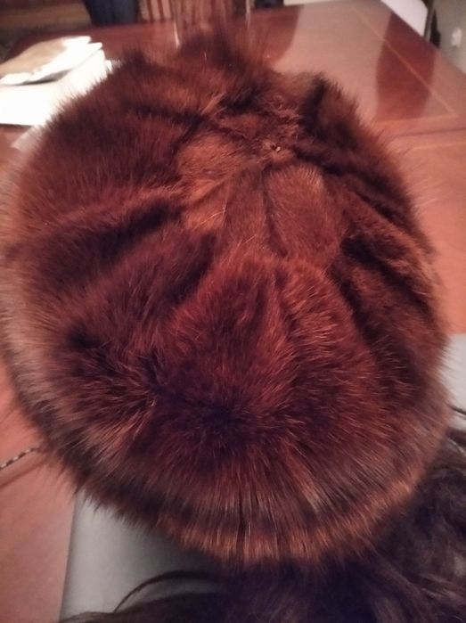 Sprzedam czapka z lisa, papacha, pilotka,lis, lisy, skóry, skóra