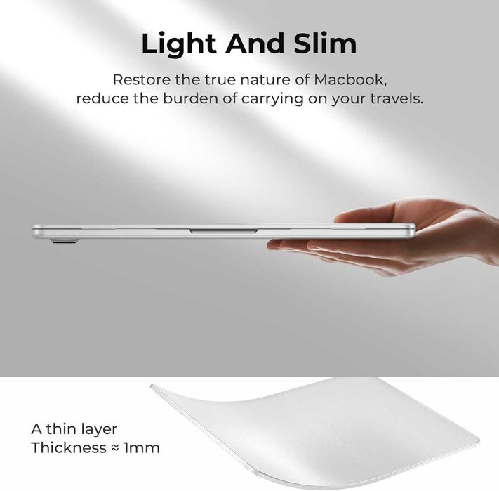 Etui MacBook Pro 16 M1 M2 M3 M4 M5 BlueSwan białe matte