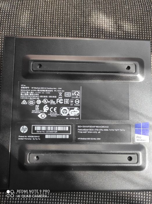 Міні пк Неттоп HP EliteDesk 800 G2 Mini