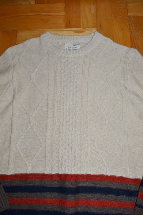 236 #Świetny elegancki sweter-acryl i wełna R.M/L