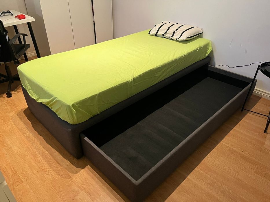 Cama solteiro excelente qualidade