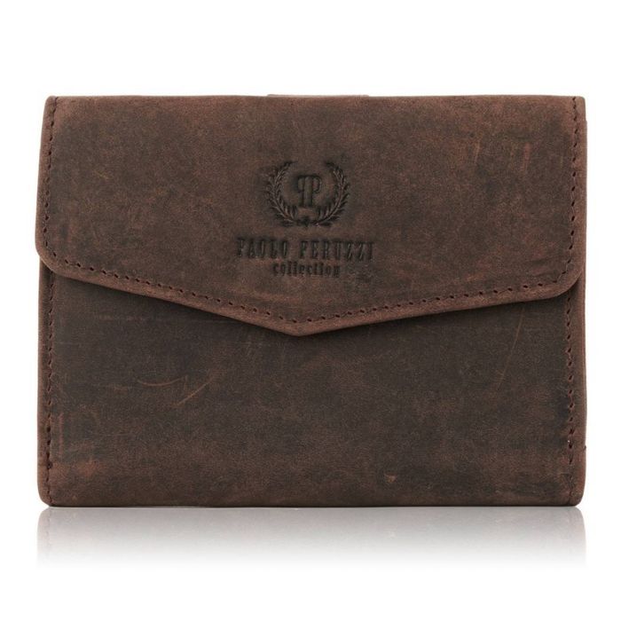 portfel damski skórzany vintage rfid paolo peruzzi t-35-br