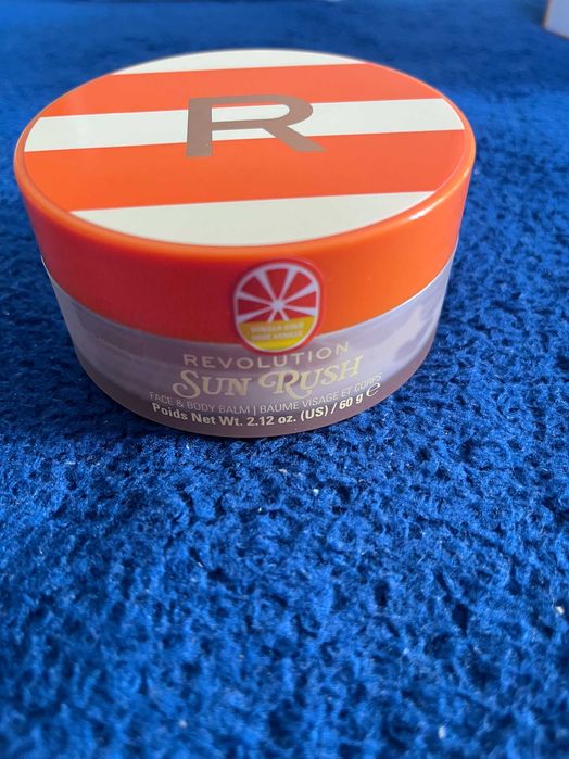 revolution sun rush face and body balm (vanilla gold)