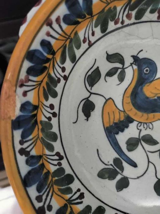 Taça escudela em faiança Viúva de Lamego