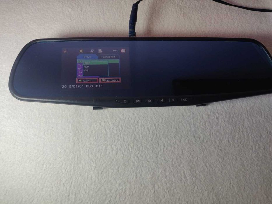 Зеркало автомобильное видео регистратор Full HD 1080
