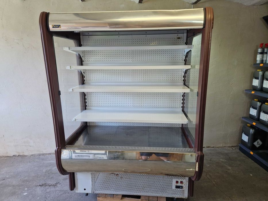 REGAŁ CHŁODNICZY sklepowy z roletą nocną COLD R14 witryna chłodnia