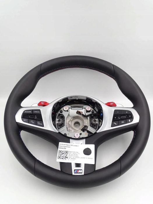 BMW M5 F90 M8 F91 F92 F93 X5M X6M ORYGINALNA KIEROWNICA M-POWER ŁOPATKI