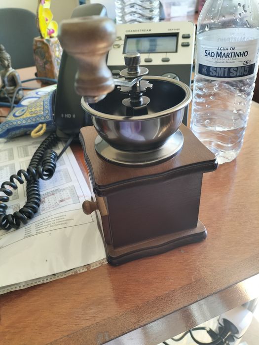 Máquina de moer café, miniatura