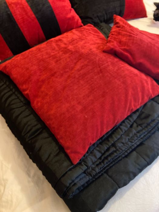 Almofadas vermelhas (conjunto 2 iguais)