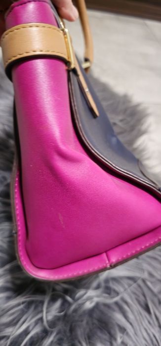 Torba torebka granatowa różowa star Julien McDonald