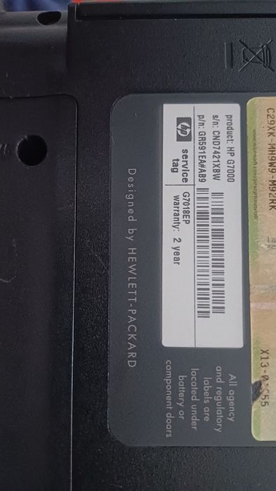 Vendo Computador HP G7018ep
