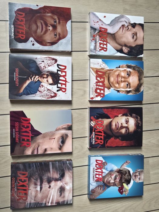 DEXTER serial Komplet IDEALNY 1-8 Sezon 1 2 3 4 5 6 7 8