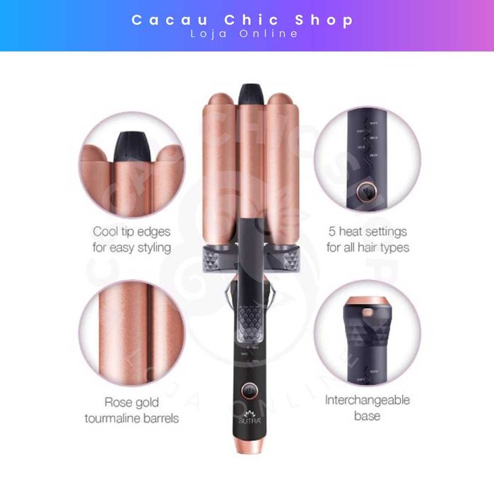 Modelador De Ondas Para Ferro 3P Curler Sutra / Artigos para Cabelos