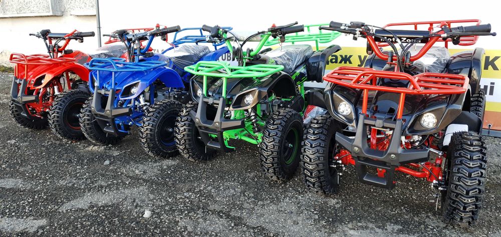 Дитячий Бензиновий Квадроцикл HAMMER міні 2T 65куб Red колір +пульт