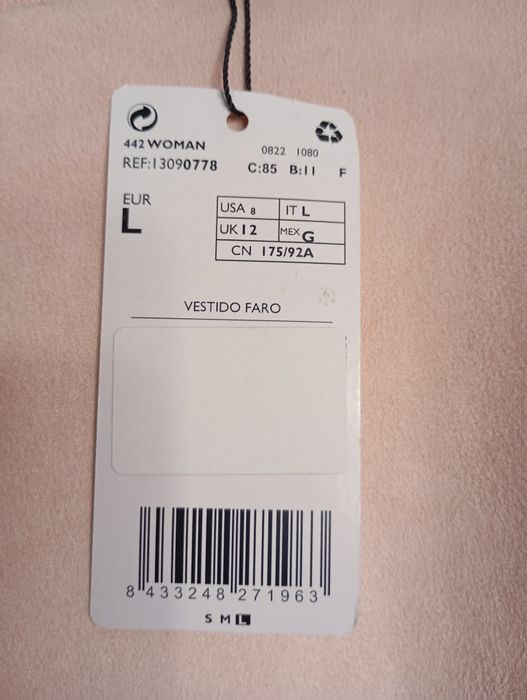 Vestido Com Etiqueta da Mango efeito pele (artificial)