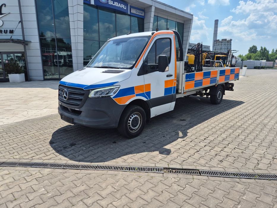 Mercedes-Benz Sprinter 316 CDi 7G Tronic Plus / AUTOMAT / SKRZYNIA / HDS HIAB 1T / 1 WŁ / SERWISOWANY / ORYGINALNY PRZEBIEG / BEZWYPADKOWY / W PEŁNI SPRAWNY / MOŻLIWOŚĆ TRANSPORTU /  Unikatowy, Automat, mocny HDS, Długa skrzynia, Bezwypadkowy!