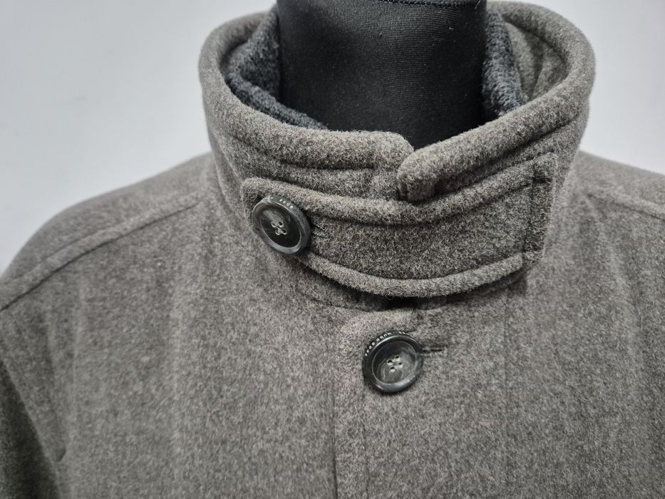 HUGO BOSS roz. 52 L męski płaszcz wełna + kaszmir super stan