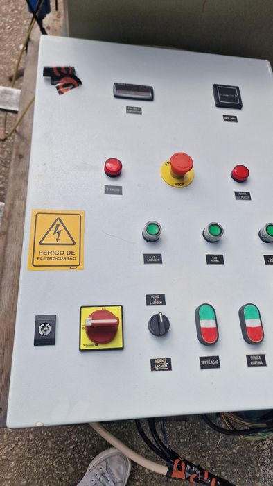 Quadro eletrico para de comando painel de controlo automacao