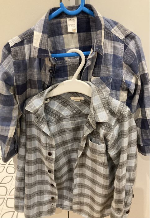 Zestaw koszul chłopięcych 104/110 cm