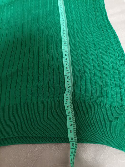 Śliczny zielony sweterek Tommy Hilfiger