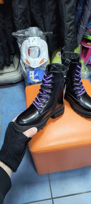 Акція! Зимові дитячі черевики Bessky. 32-37 .взуття на дівчинку