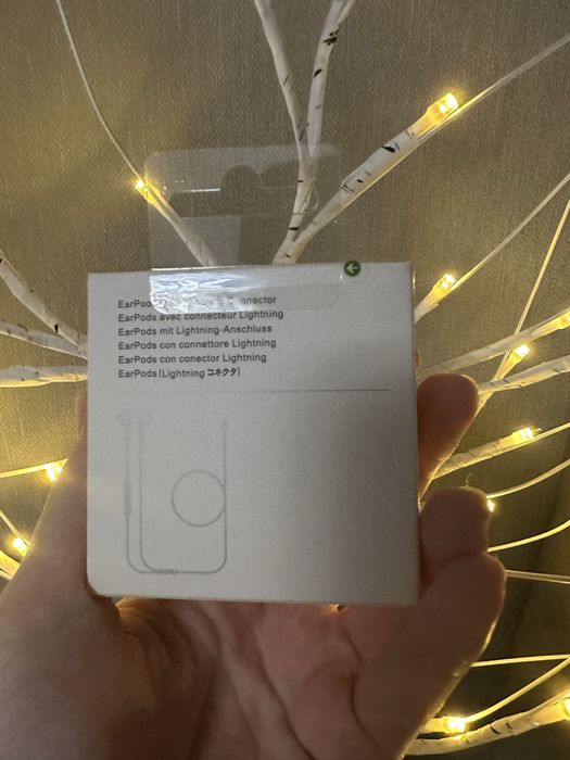 Проводные Earpods lightning наушники новые запечатаные от айфона