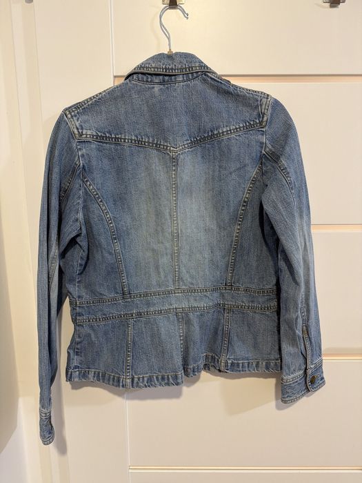 Jeansowa kurtka na guziki marki H&M rozm.S stan idealny