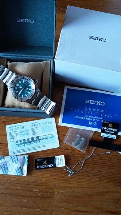 Seiko monster third generation green jade szsc005