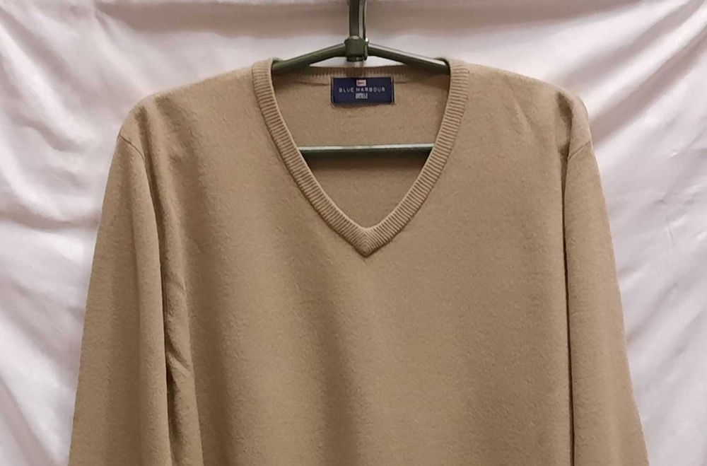 Повсякденний чоловічий пуловер, британський бренд BLUE HARBOUR від M&S