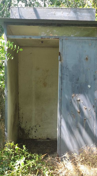 Летний душ металлический