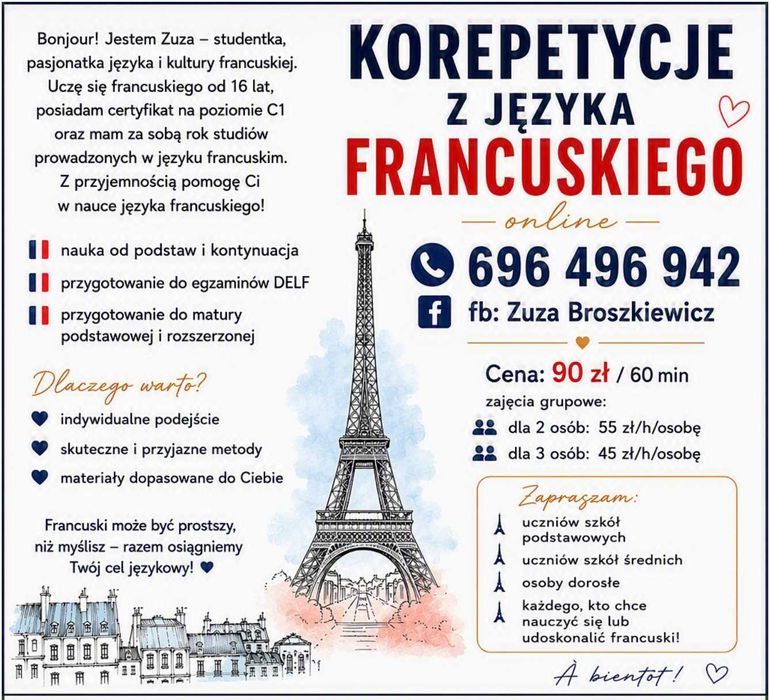 Zajęcia z francuskiego