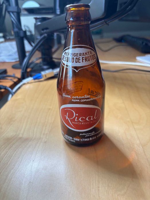 Garrafas pirogravadas antigas/vintage - Rical