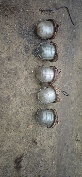 Lampa antyk do renowacji 5sztuk