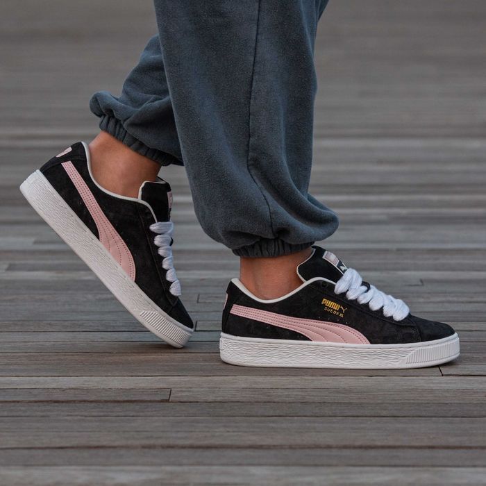 Кросівки Puma Suede XL Black/Pink premium