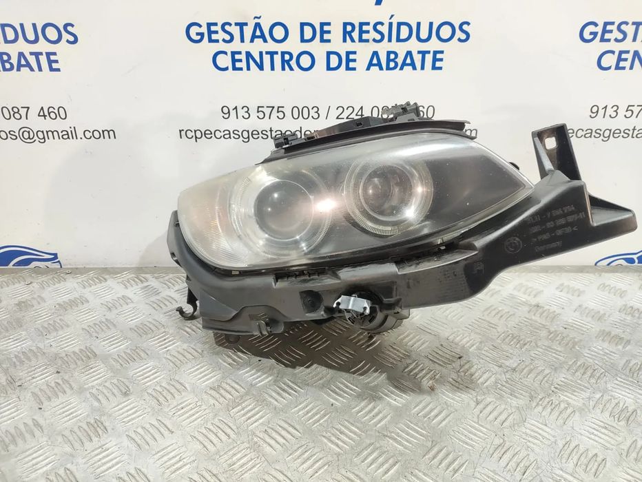 Conjunto Farol Otica Frente Frontal Direita Original Xenon BMW Serie